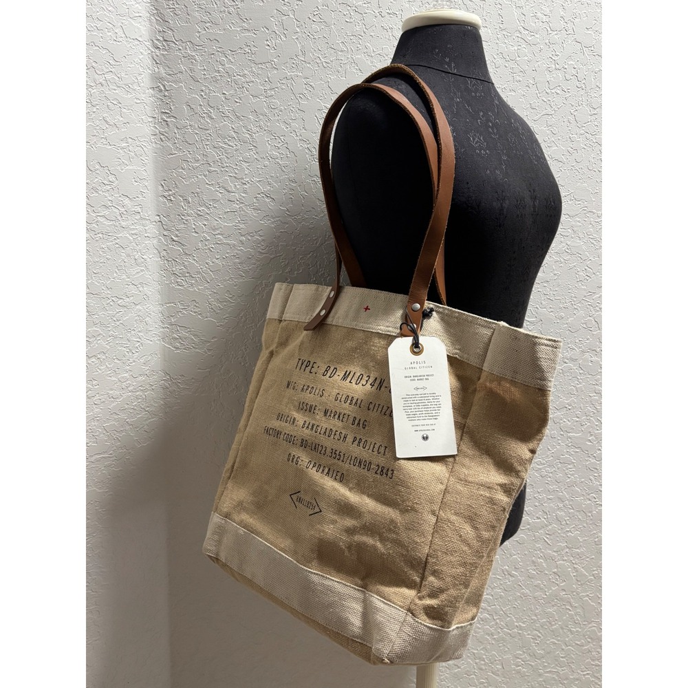 Apolis Global Citizen The Marriage Collective Jute Market Bag Tote BD-ML034N-OS
